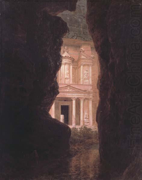 El Khasneb,Petra, Frederic E.Church